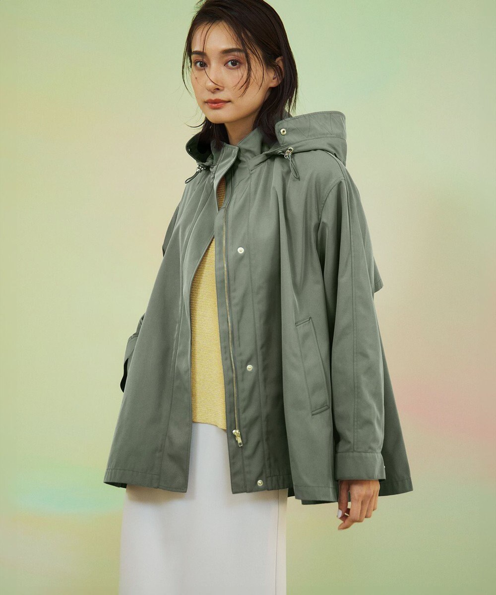 23区 【Oggi3月号掲載/洗える】コットンギマ クロップド ドルマン ニット 