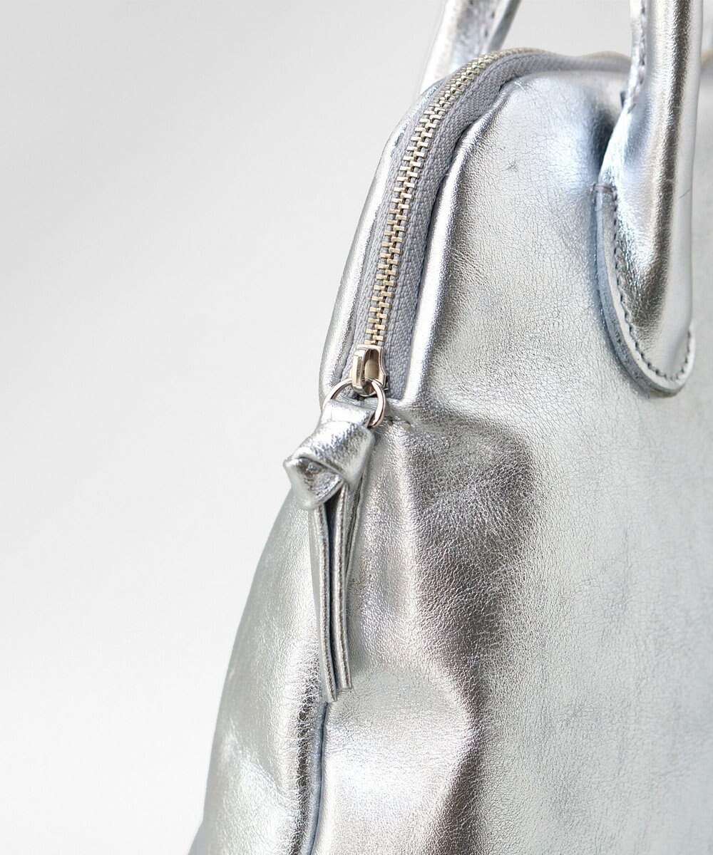 FOLNA RD ホイルレザーブガッティボストンバッグ 