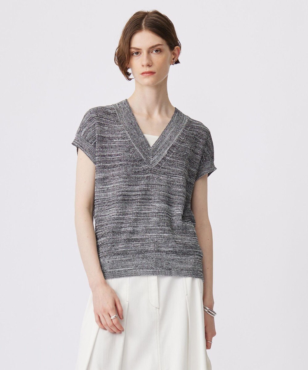 ICB 【洗える】ルレックスベースダイ プルオーバーニット 