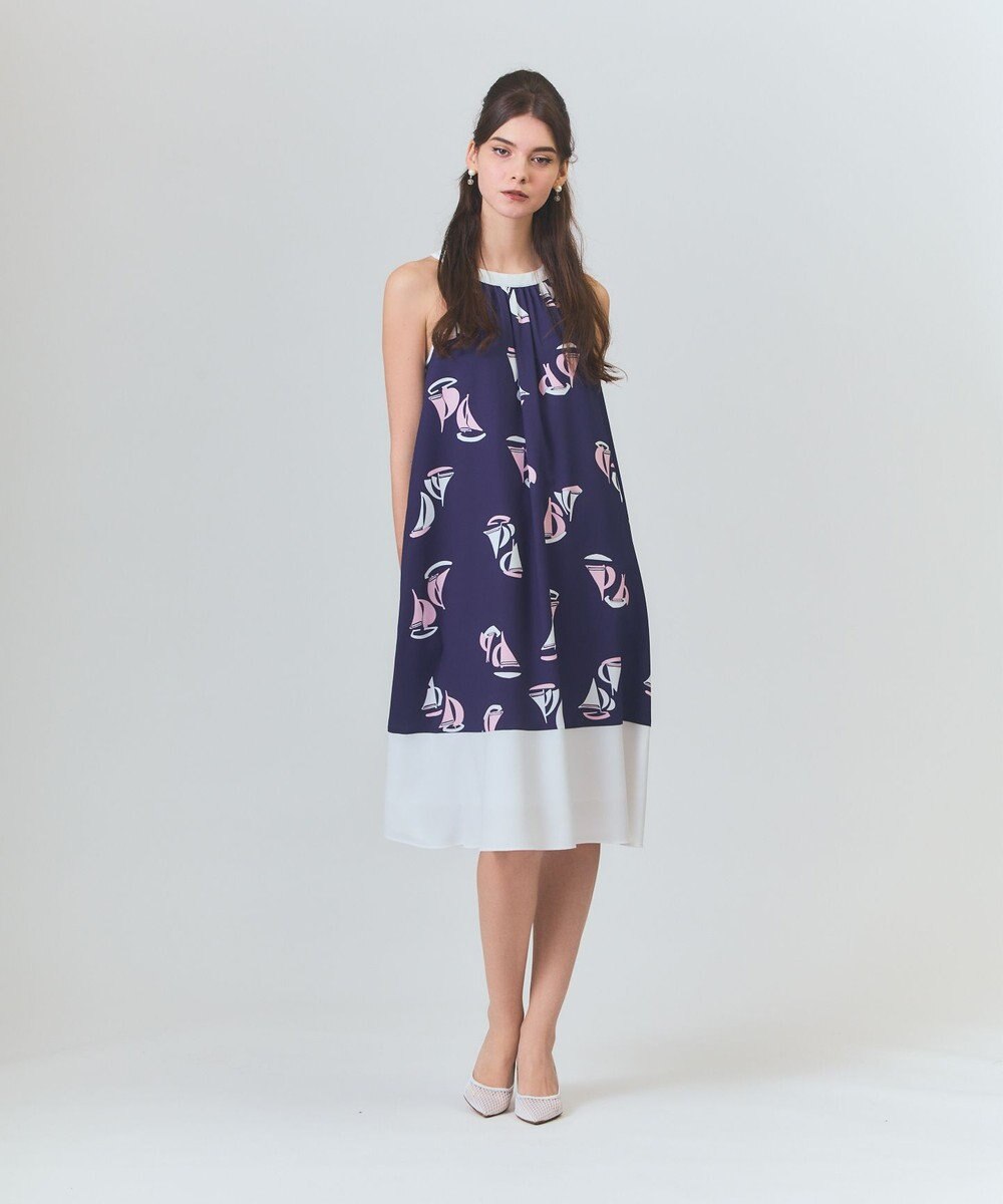 GRACE CONTINENTAL マリンホルタードレス 