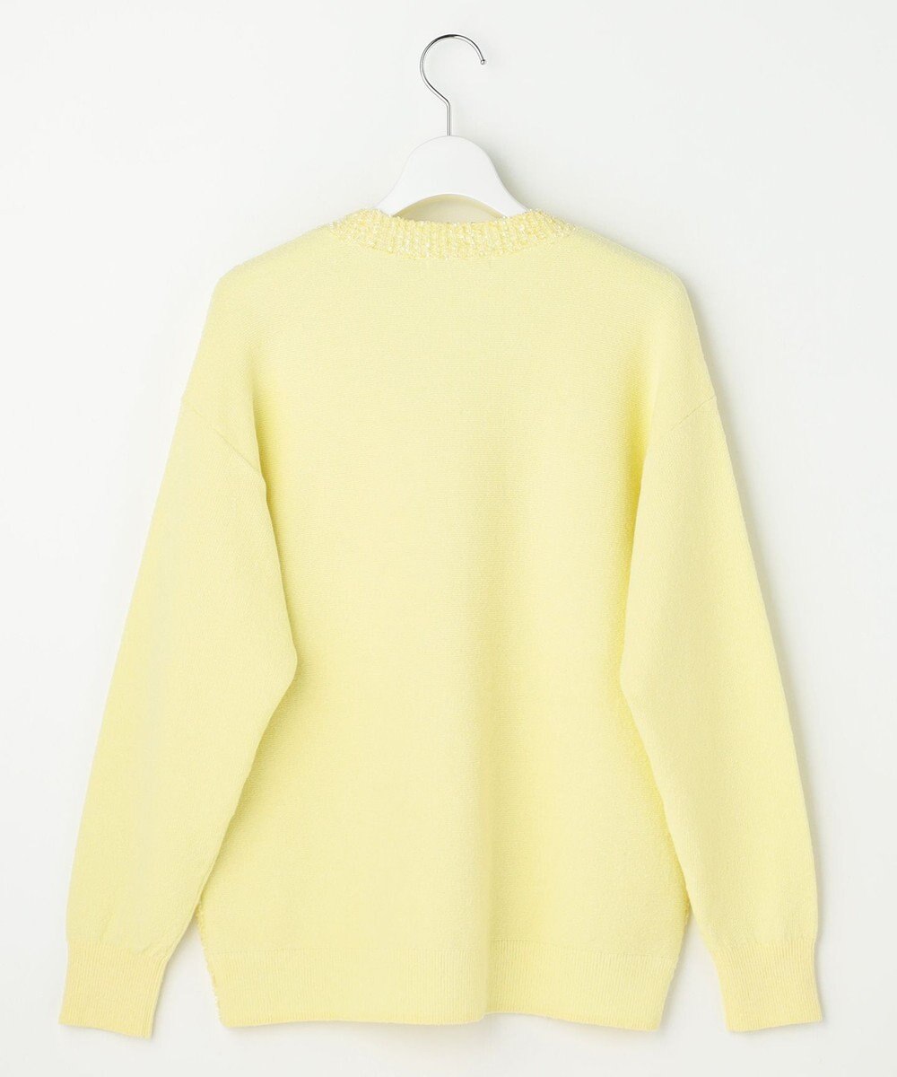 自由区 S ブークレミックスツイードニット カーディガン 