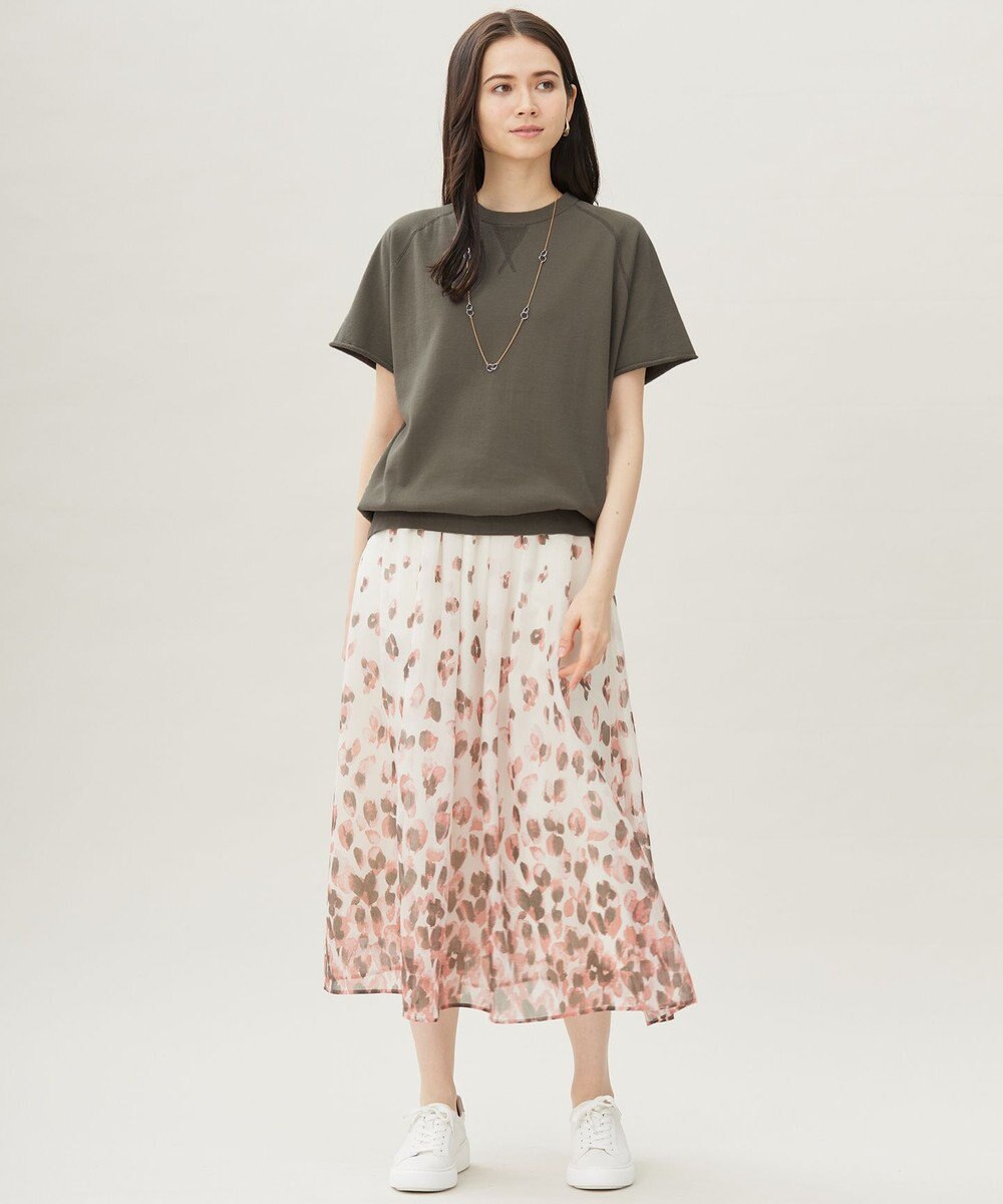 自由区 【洗える】コットンループバックスウェット ニット 