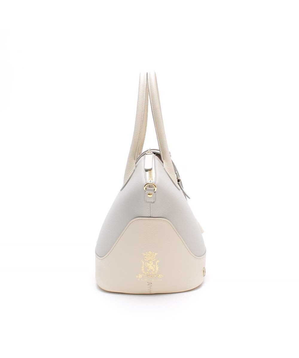 A.D.M.J. 【牛革】モーツァルト/バイカラーノーブルファスナートート25cm(ショルダーストラップ付) 