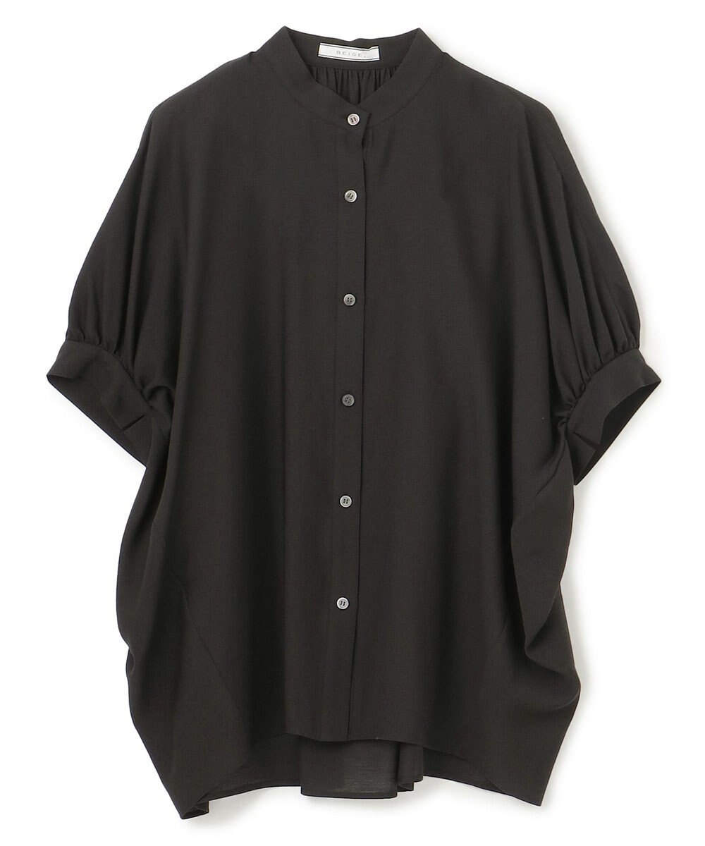 BEIGE， 【洗える】AMARYLLIS / シアーパフオーバーサイズブラウス 