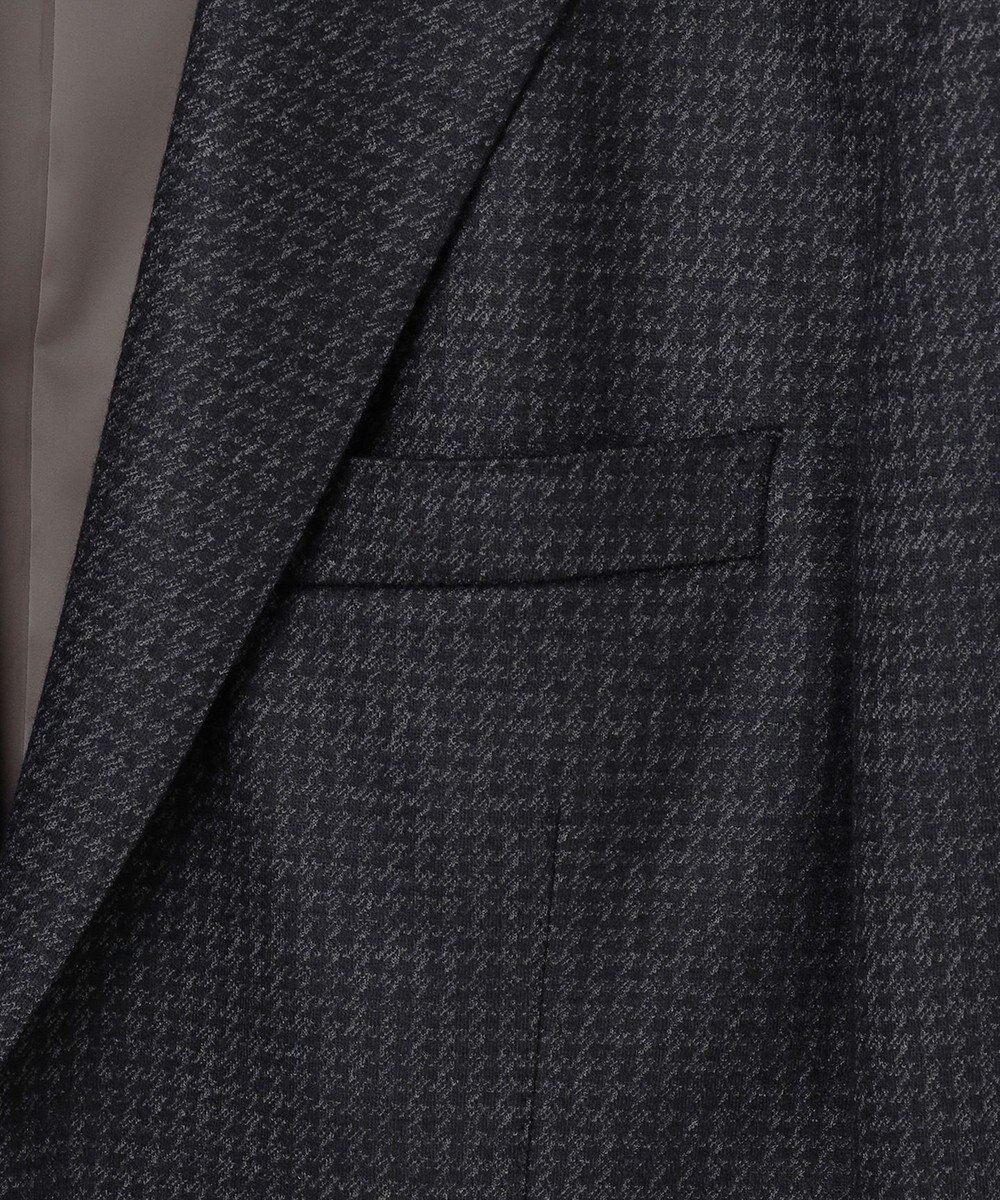 GOTAIRIKU セットアップ対応【2WAYストレッチ/シワになりにくい】T/W ジャージージャケット_千鳥柄 