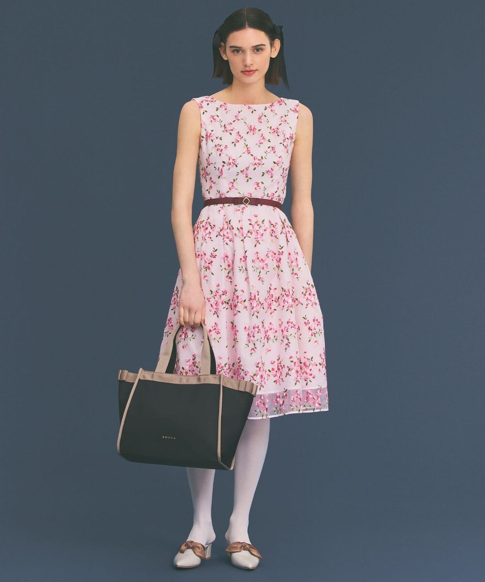 TOCCA CLOVER BUCKLE RIBBON BELT ベルト 