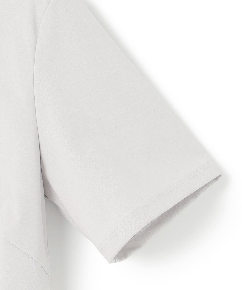 ICB L 【接触冷感・UVケア・防シワ・洗える】スーペリアジャージー 半袖Vネックプルオーバー 