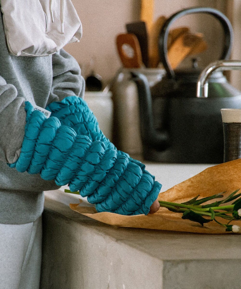 KWD 【日本製】DOWN ARM WARMER グリーンダウン ダウンアームウォーマー 