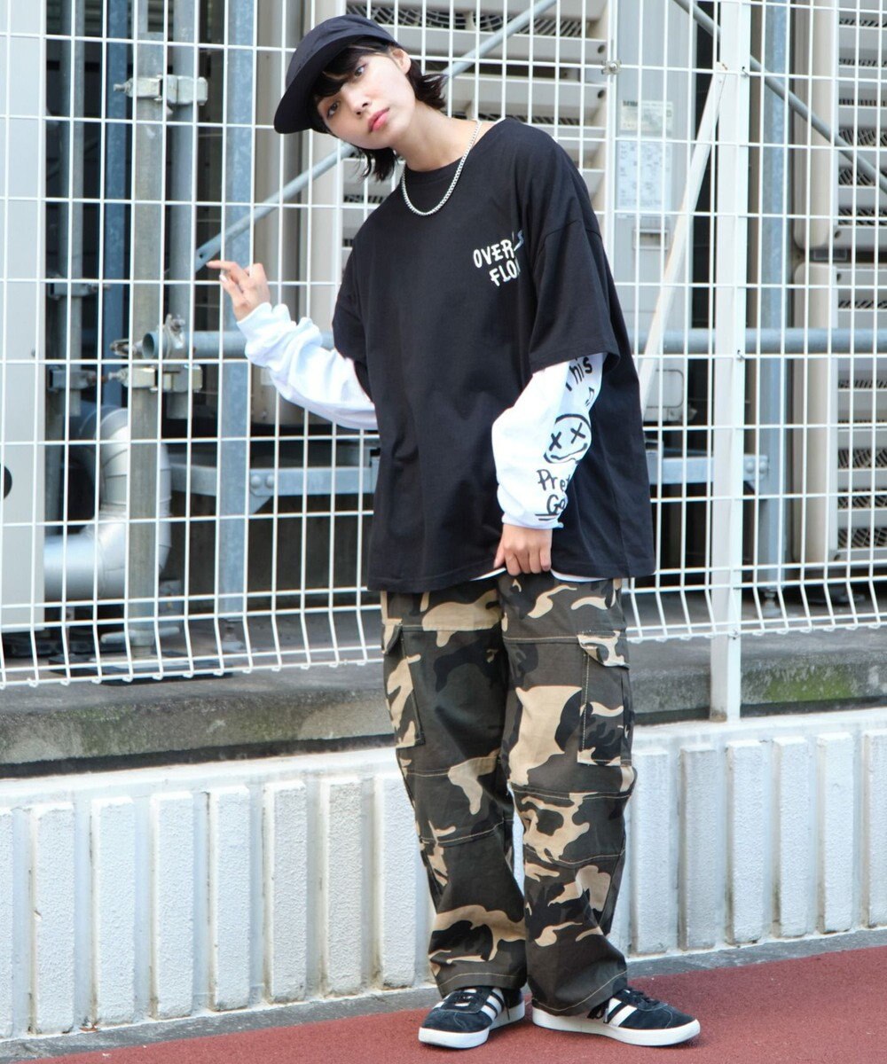 WEGO 【ユニセックス着用ITEM/2点SET】アクセ付きアンサンブルT（LS） 