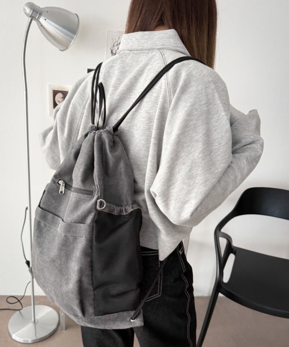 WEGO サイドメッシュポケットナップサック 