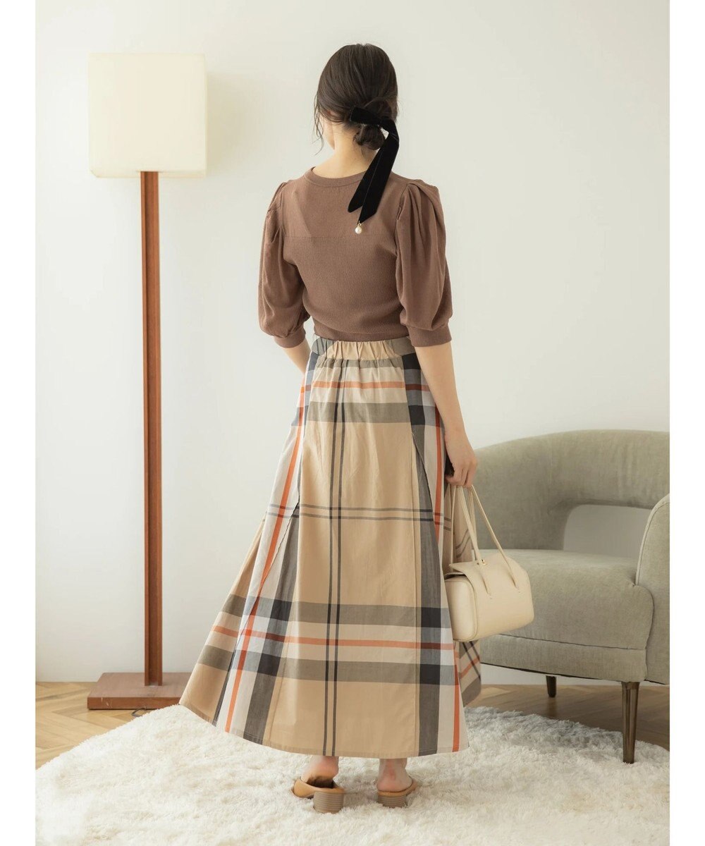 earth music&ecology シアーパワショルニットプルオーバー 