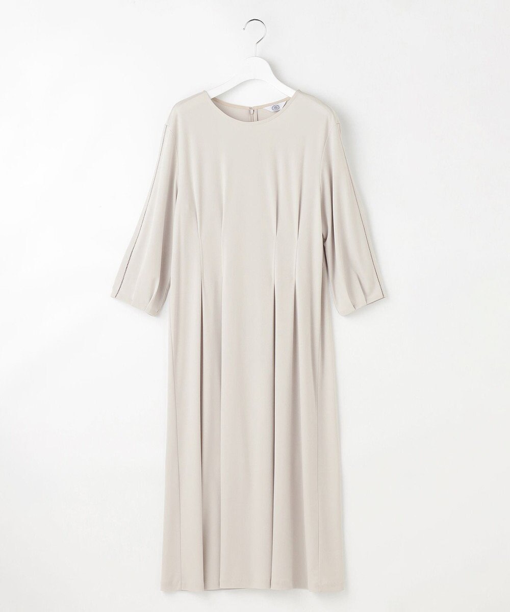 J.PRESS LADIES トリアセスムース フレア ワンピース 