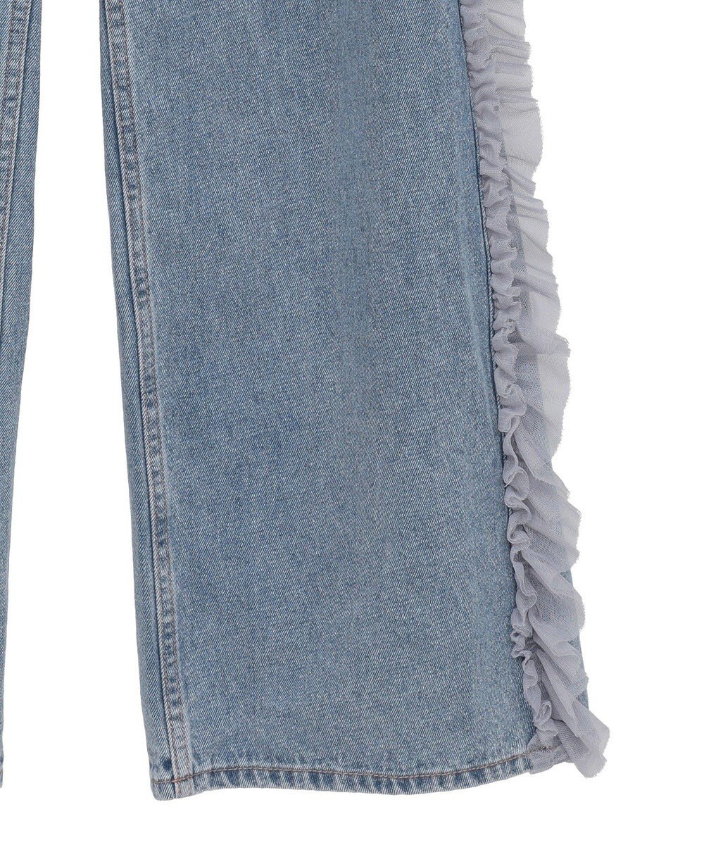 earth music&ecology サイドチュールデニムパンツ 