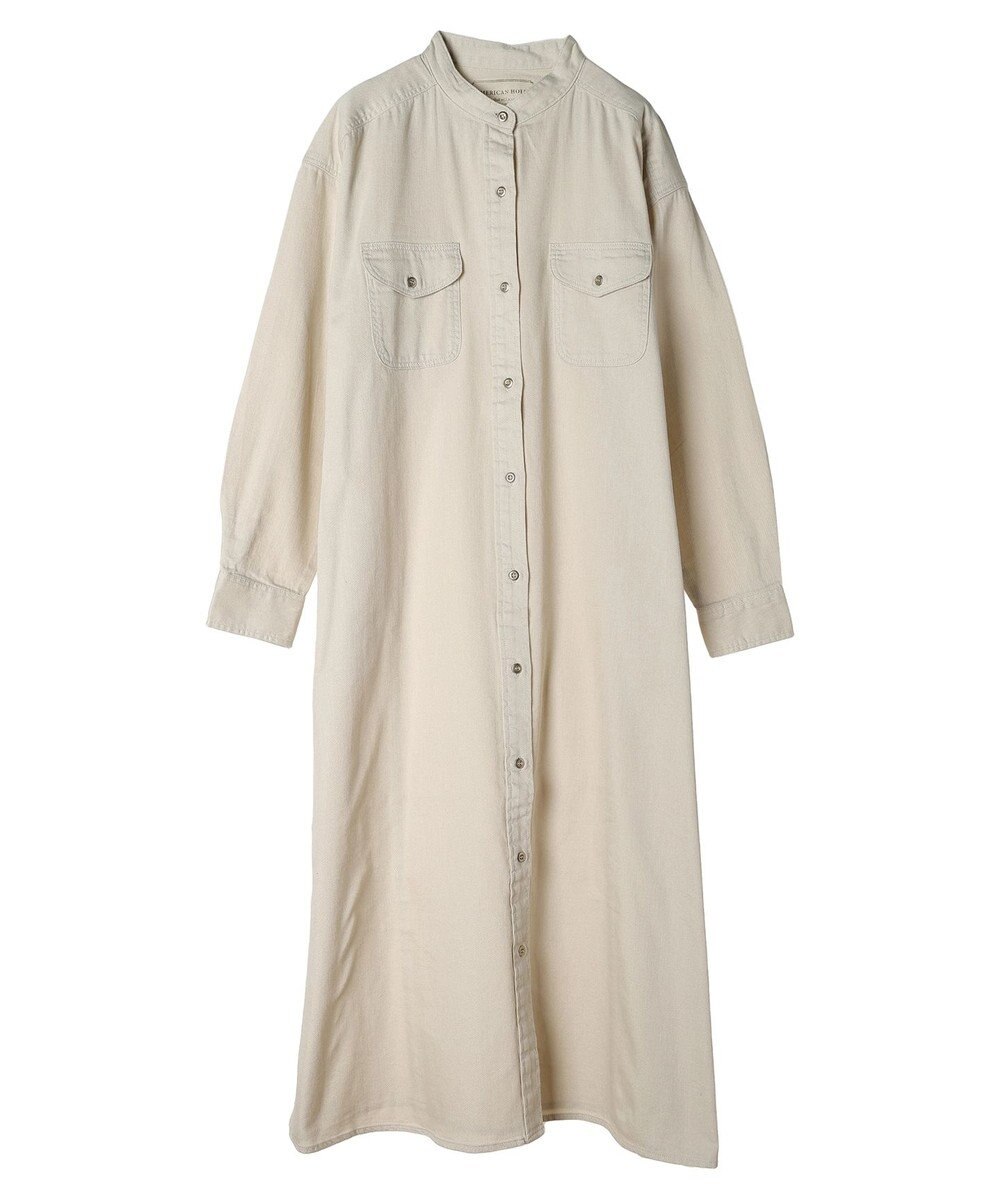 AMERICAN HOLIC ツイルＷポケットＡラインワンピース 