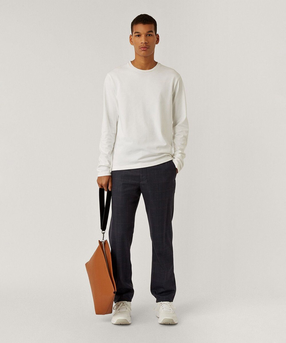 JOSEPH HOMME FLANNEL STRETCH TROUSERS 