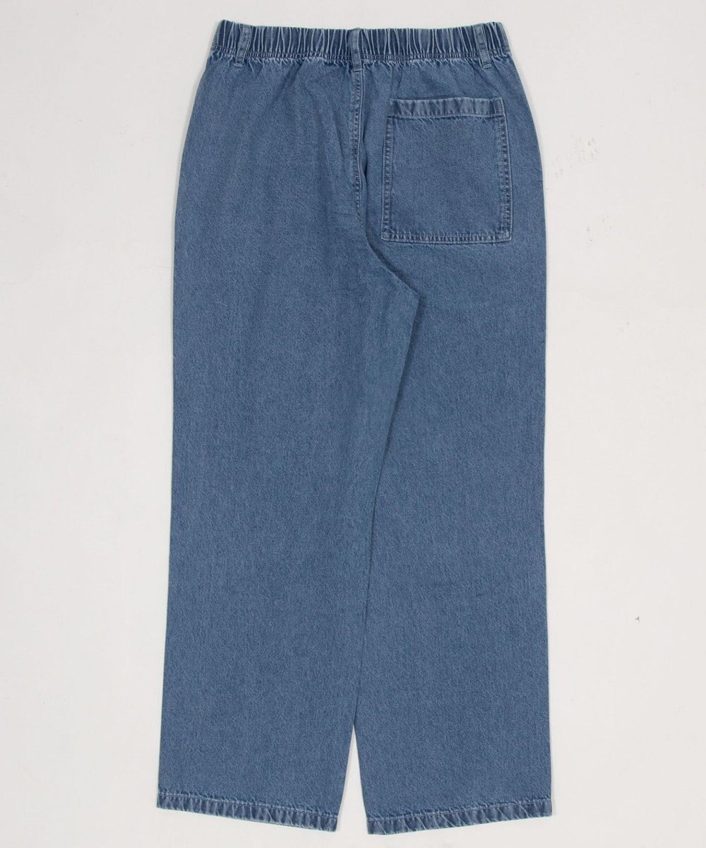 WEGO 【ユニセックス着用ITEM/ウエストゴム】ユルフィットデニムイージーパンツ 
