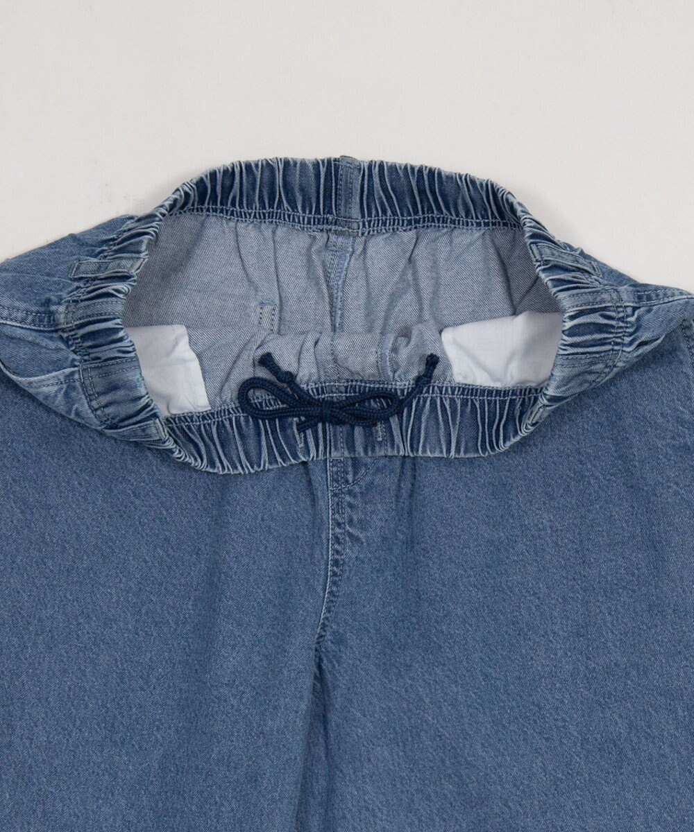 WEGO 【ユニセックス着用ITEM/ウエストゴム】ユルフィットデニムイージーパンツ 