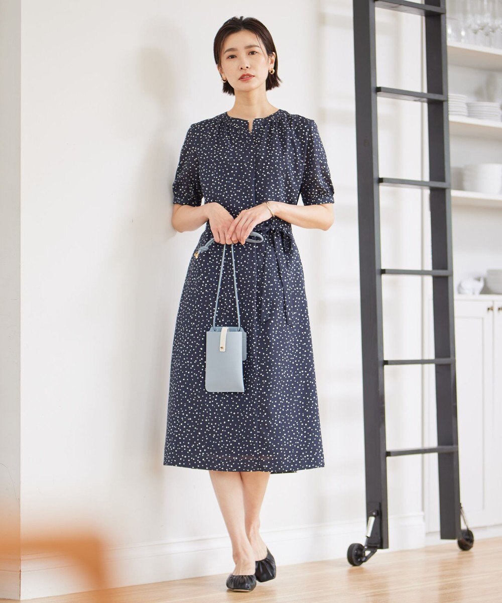 J.PRESS LADIES 【WEB限定カラーあり・セットアイテム】コインケース付き スマホ ポシェット 