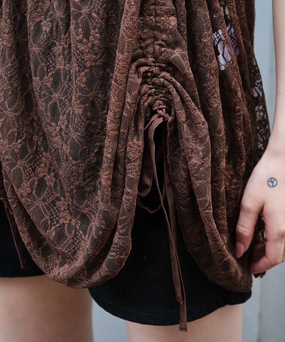 WEGO ドロストデザインキャミワンピース 