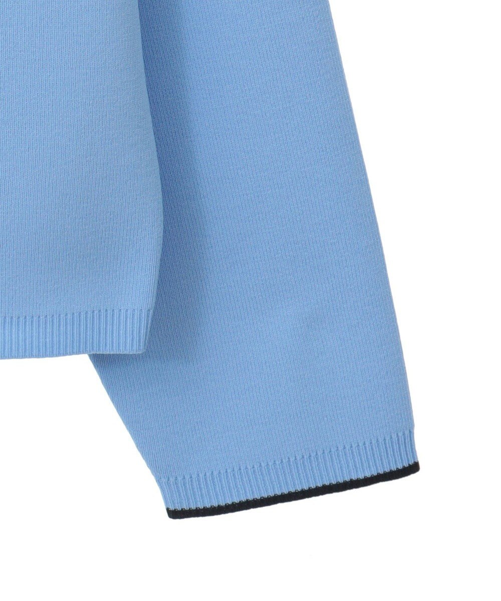 YECCA VECCA 配色VネックZIPカーディガン 