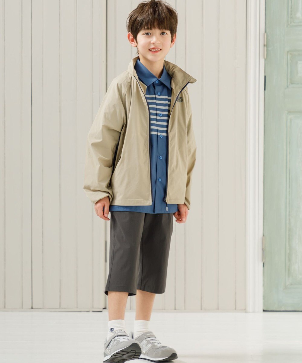 J.PRESS KIDS 【撥水】【100-130㎝】ナイロンストレッチクロス ７分丈パンツ 