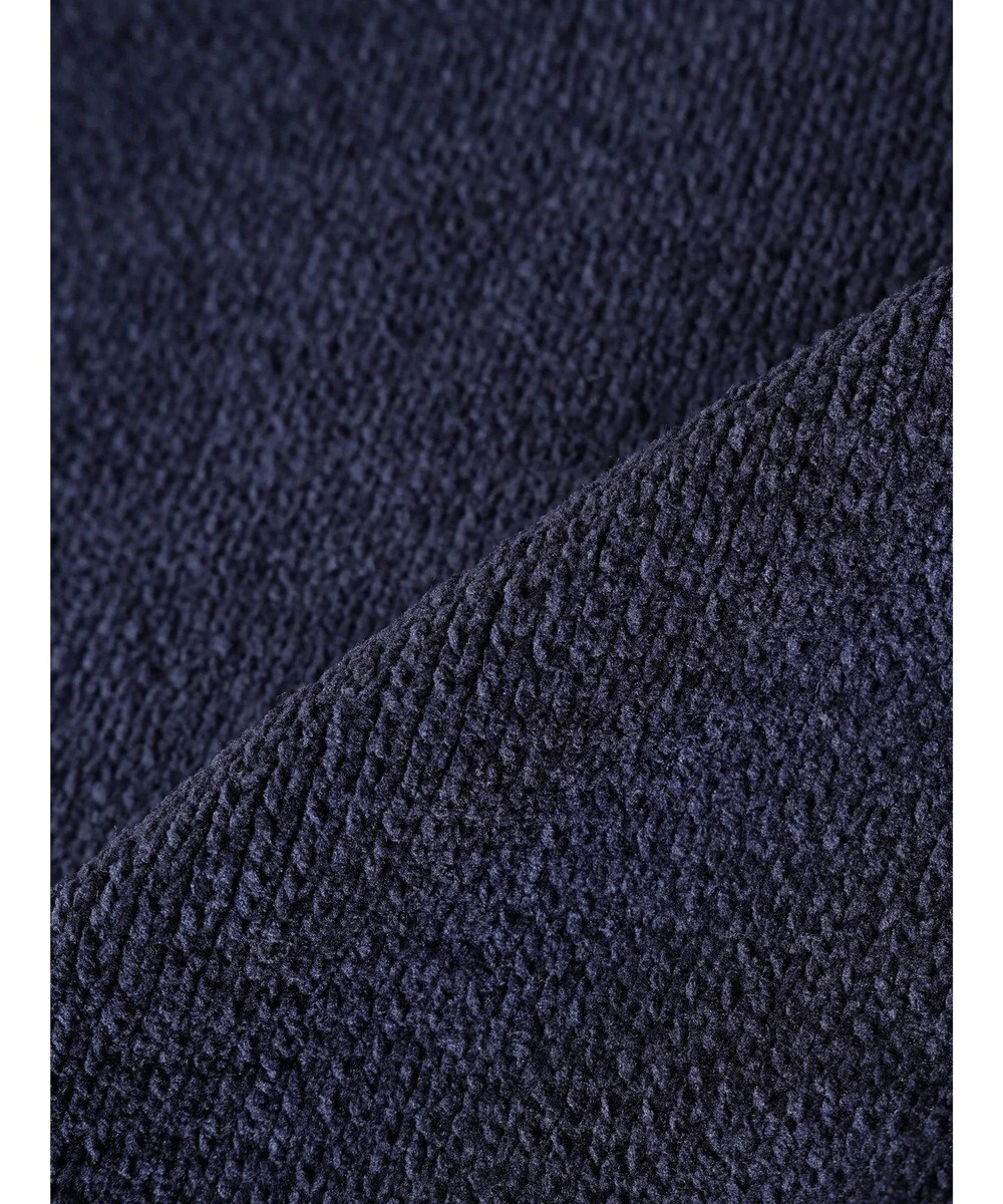 CRAFT STANDARD BOUTIQUE 洗えるモールニット配色プルオーバー 