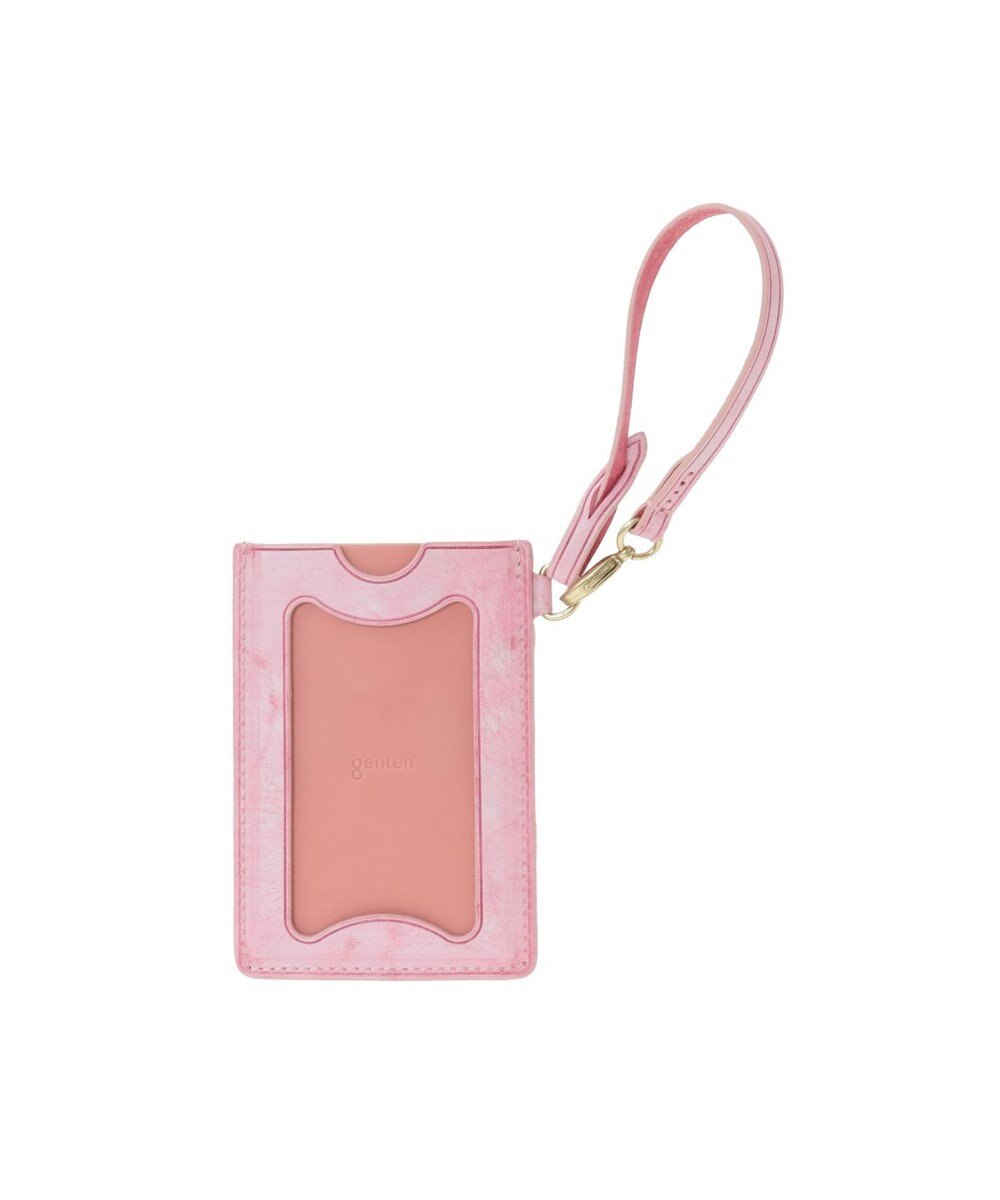 genten 【新色】フラッターカットワーク パスケース 