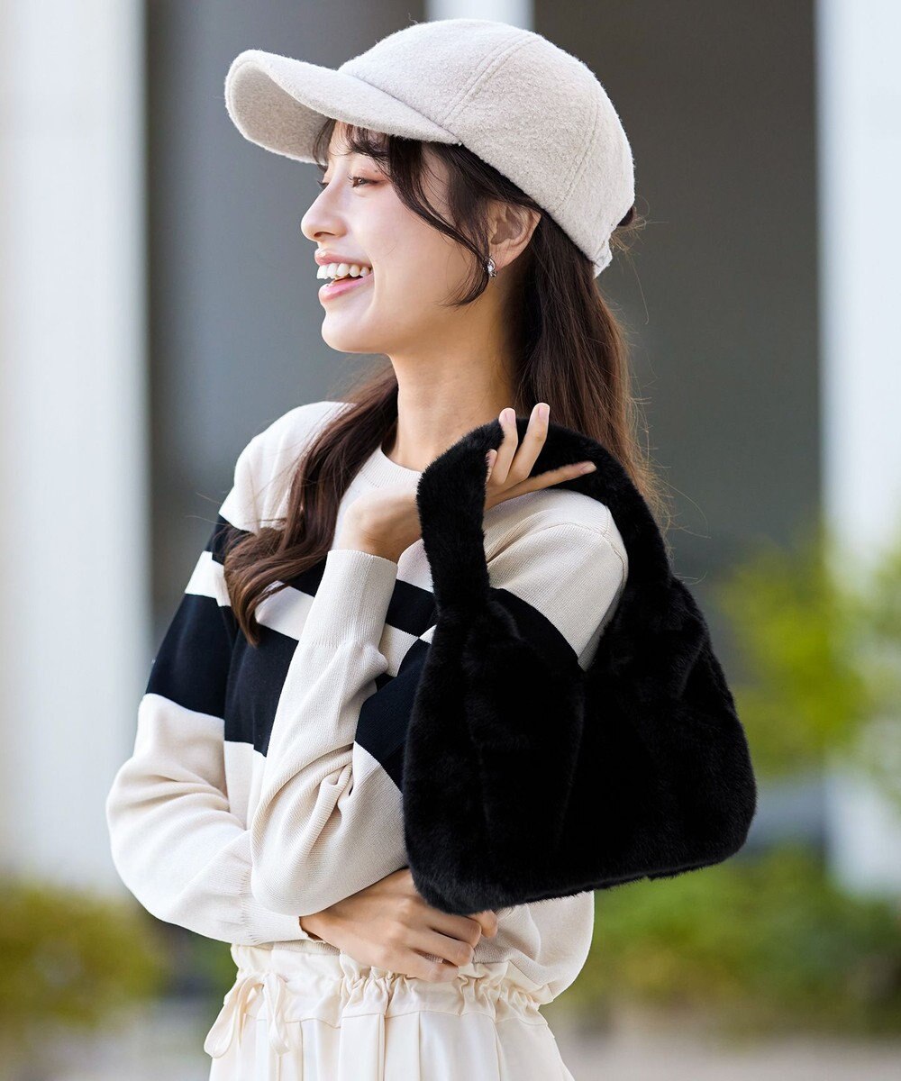 Tiaclasse 【安田美沙子さん着用】フェイクファーバック 