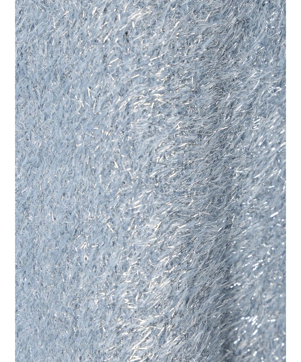 earth music&ecology キラキラシャギーカーディガン 