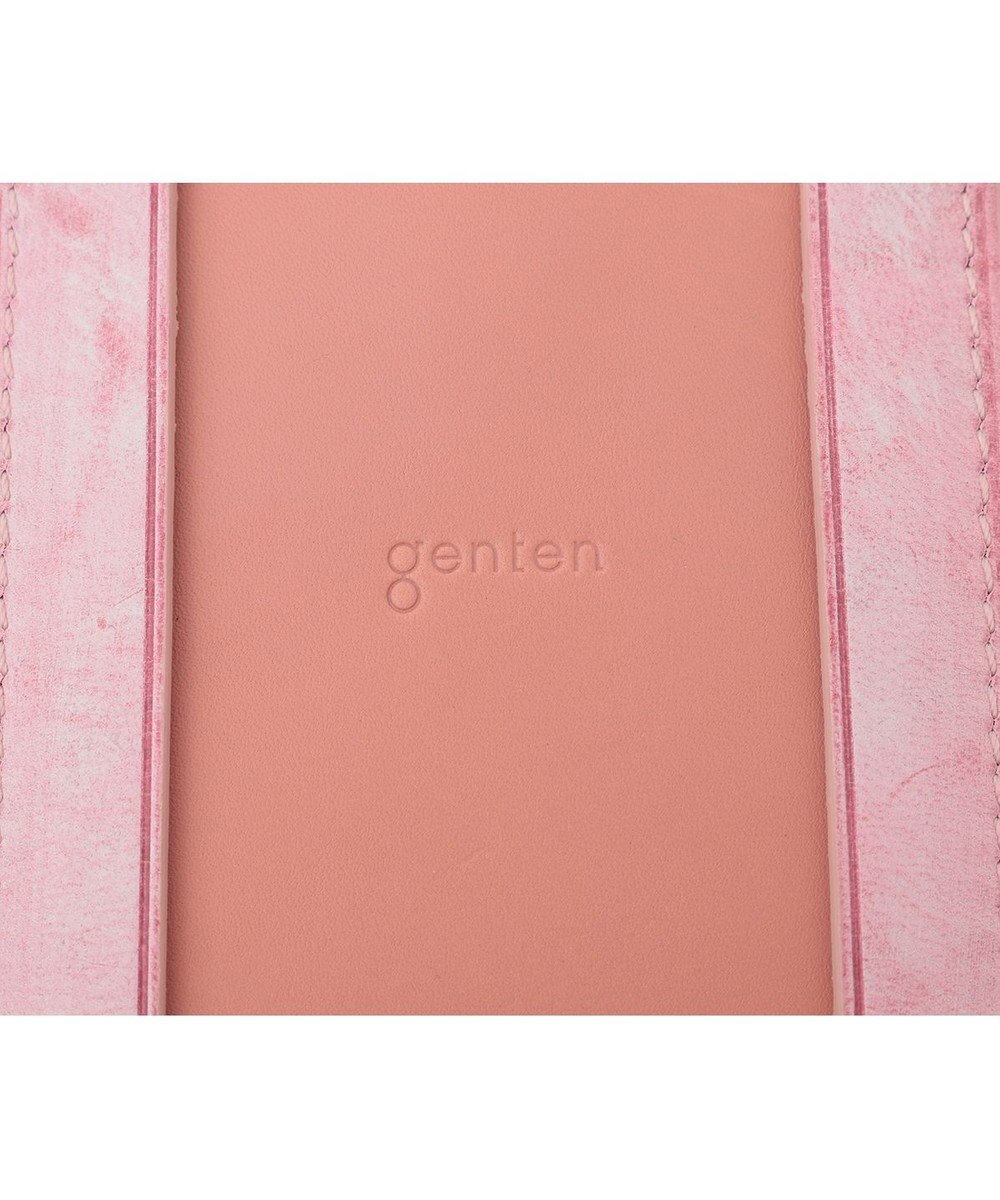 genten 【新色】フラッターカットワーク パスケース 