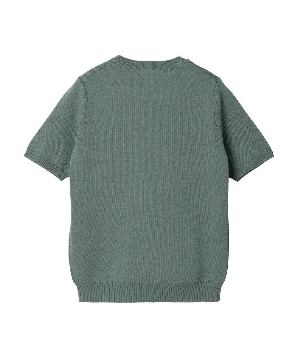 earth music&ecology 総針クルーネックハンソデプルオーバー 