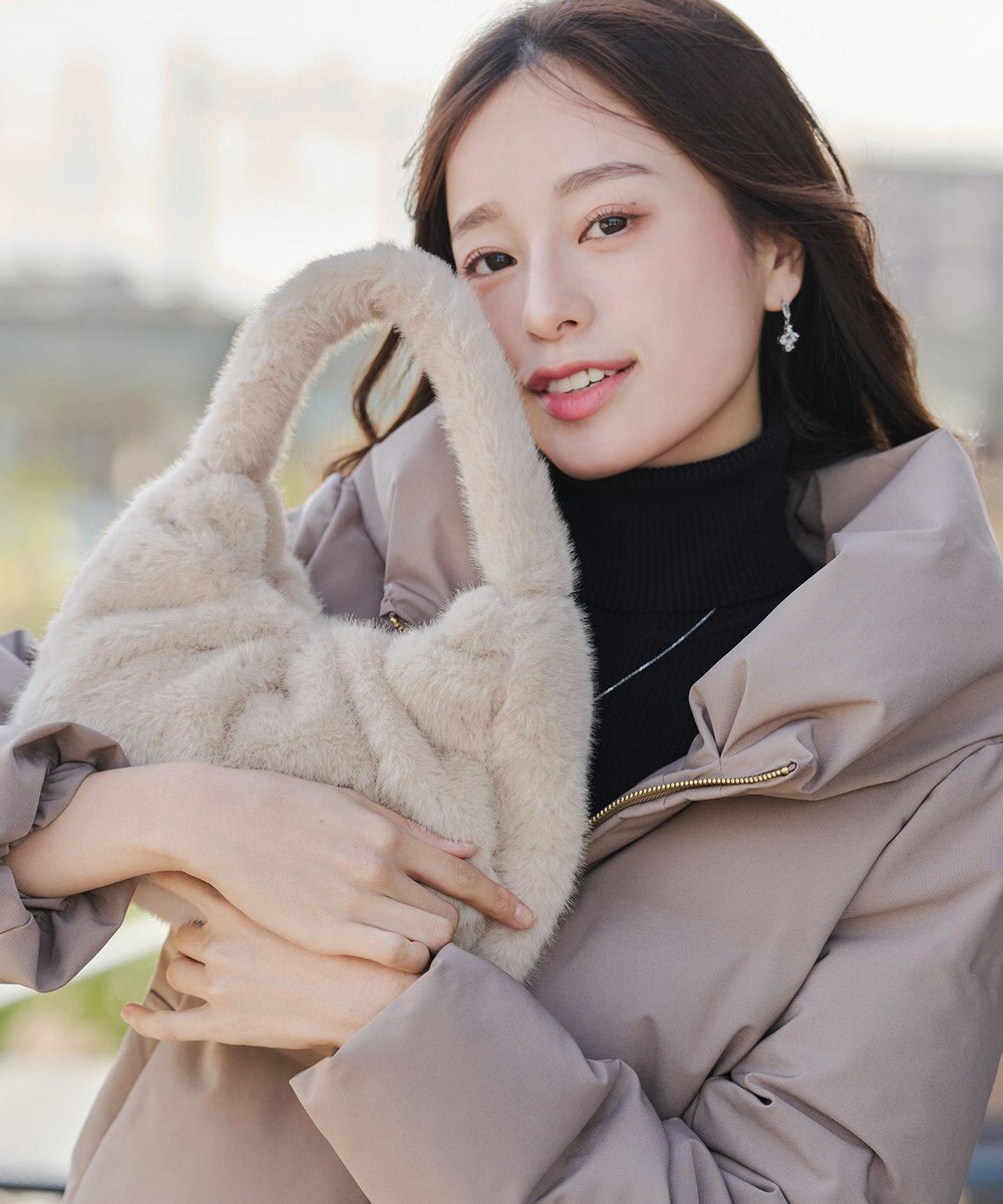 Tiaclasse 【安田美沙子さん着用】フェイクファーバック 