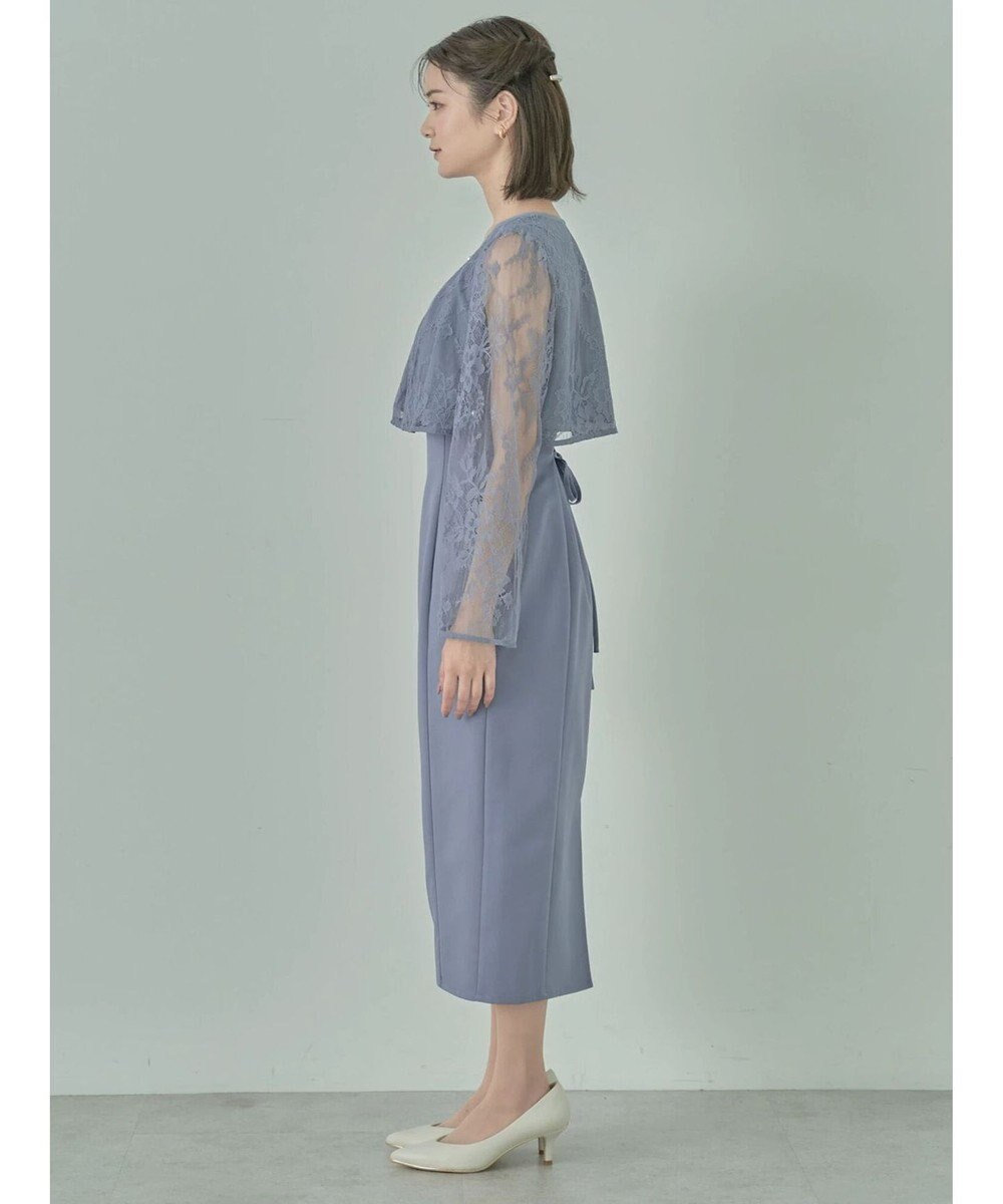 earth music&ecology ＳＥＴ２点　レースブラウス付きナローワンピース 