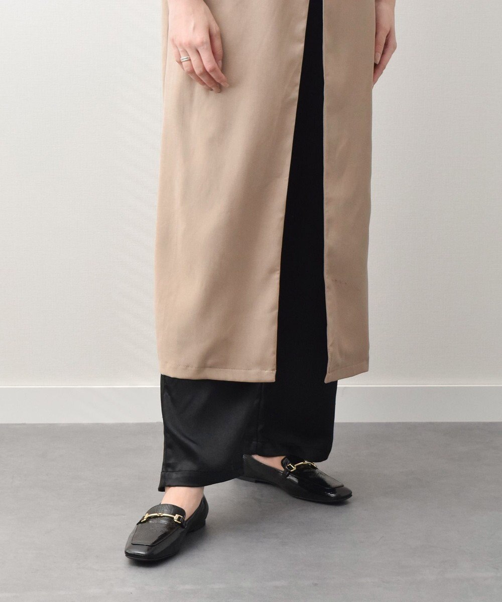 INTER-CHAUSSURES 【FABIO RUSCONI】スクエアトウサケットビットローファー 