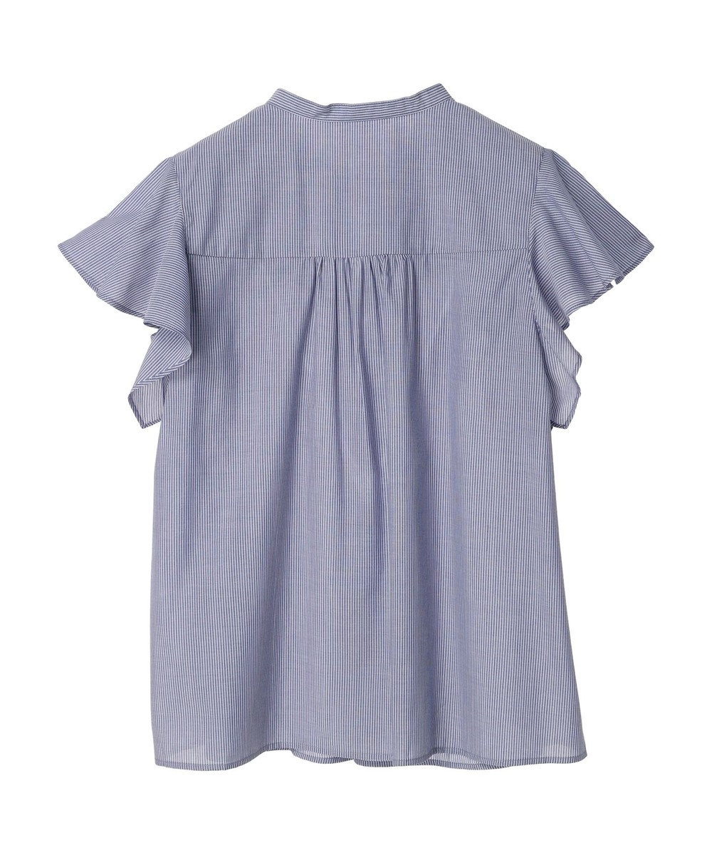 earth music&ecology ギャザーフレンチスリーブブラウス 