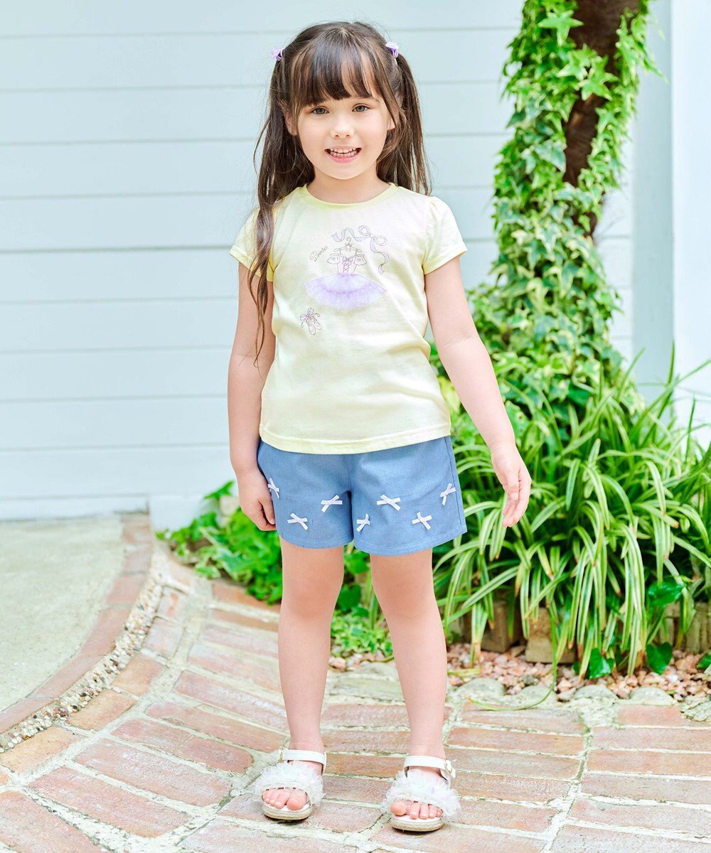 ANY KIDS ひんやりクール アップリケTシャツ 