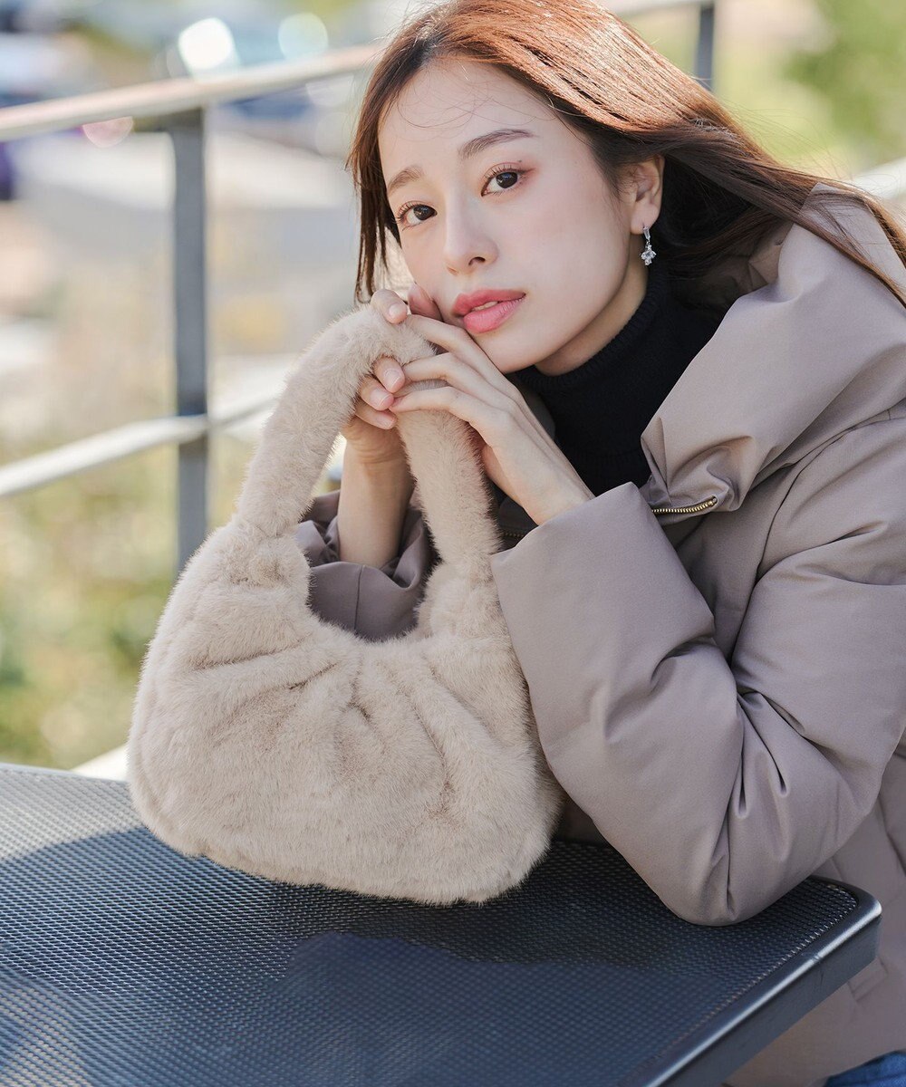 Tiaclasse 【安田美沙子さん着用】フェイクファーバック 