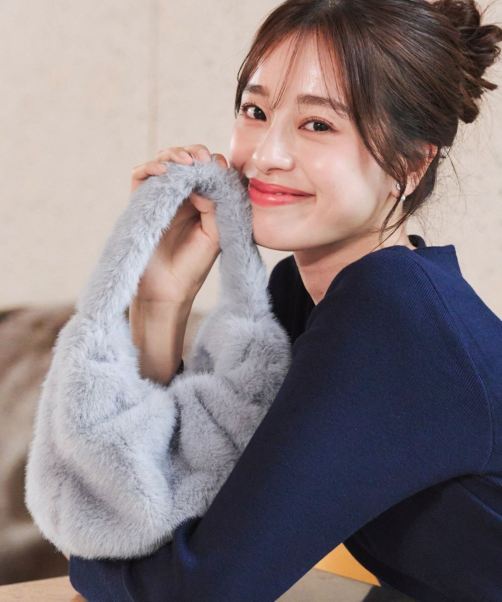 Tiaclasse 【安田美沙子さん着用】フェイクファーバック 