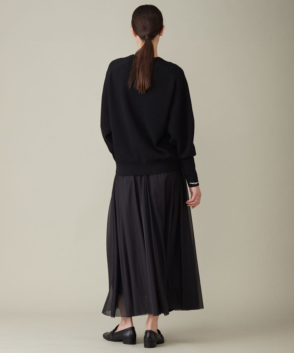 ICB 【洗える】 ウールポリエステルハイゲージ ニット 