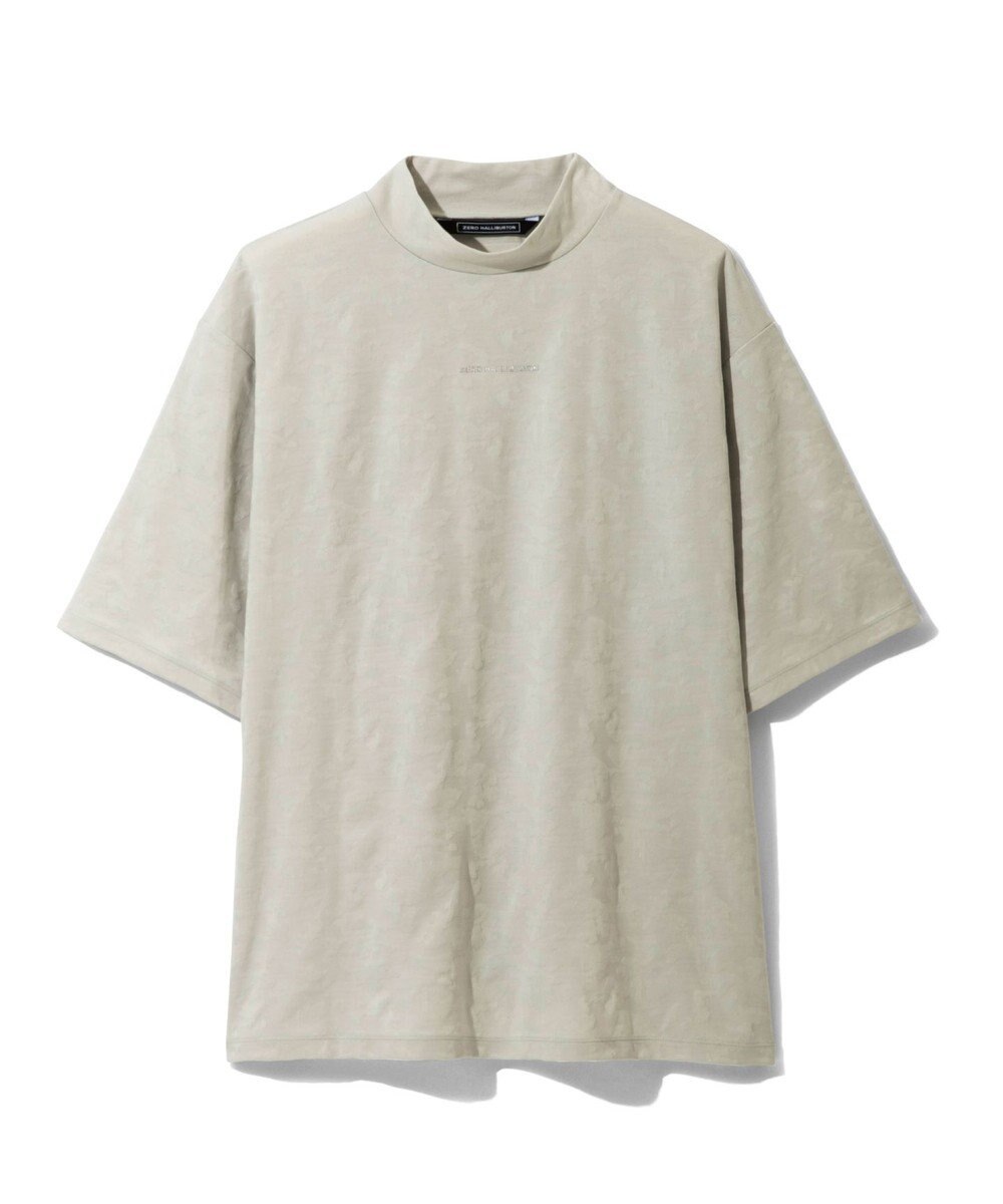 ZERO HALLIBURTON カモフラージュ柄 ジャガードモックネックシャツ ZHG-A4A 2a 82852 ゴルフウェア 