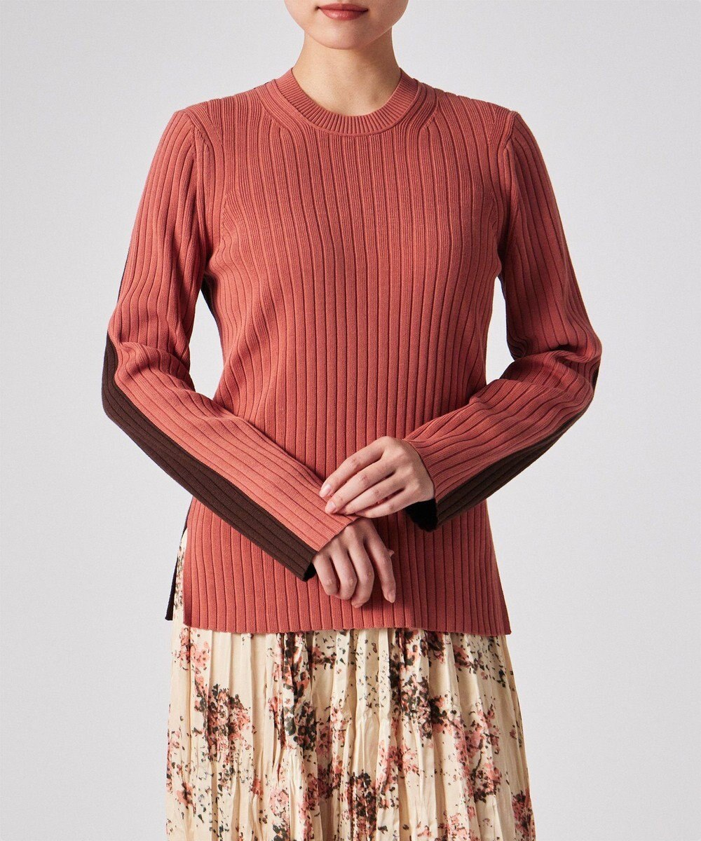 Paul Smith バイカラー スリット ニット 