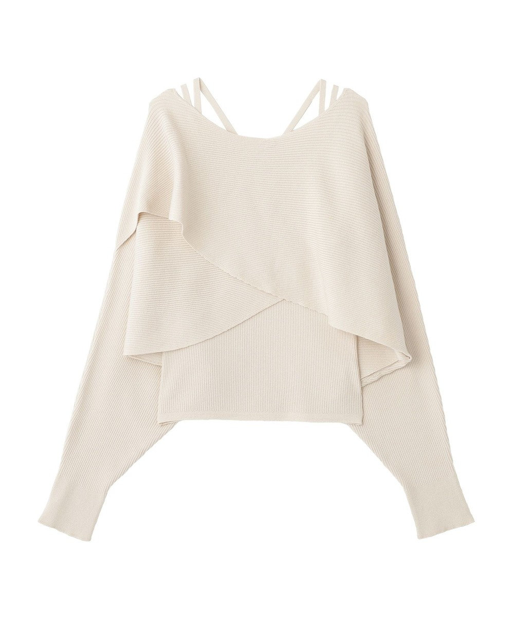 earth music&ecology 【2WAY】SET2点クロスニット＋キャミソール 