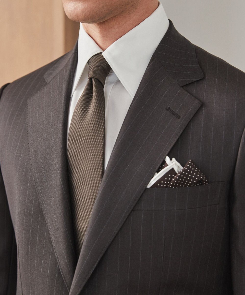 GOTAIRIKU 定番/GOTAIRIKU別注【日本製】シルク ネクタイ_無地(25年モデル) 