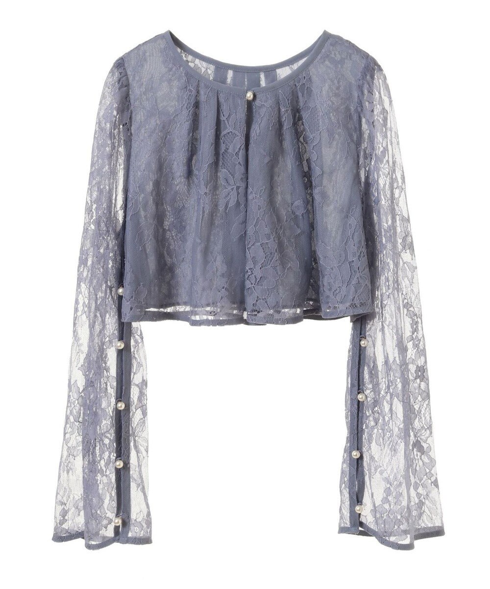 earth music&ecology ＳＥＴ２点　レースブラウス付きナローワンピース 