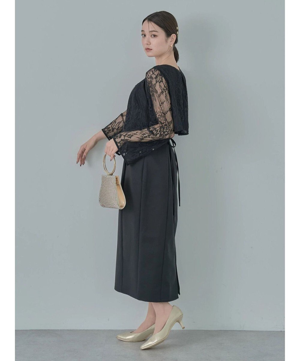 earth music&ecology ＳＥＴ２点　レースブラウス付きナローワンピース 