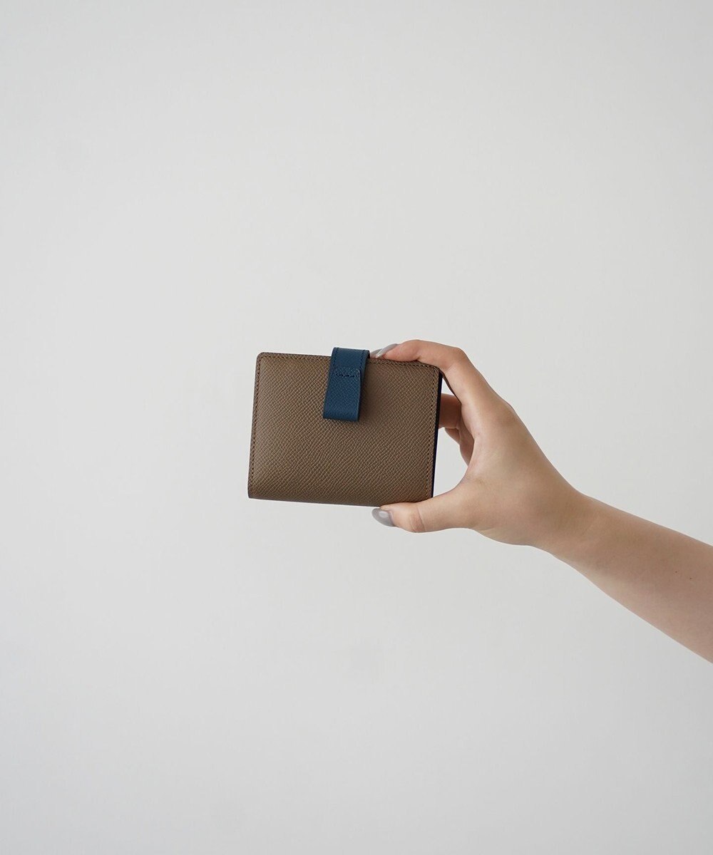 Atelier nuu 日本製 本革 バイカラーnoble 二つ折れウォレット 