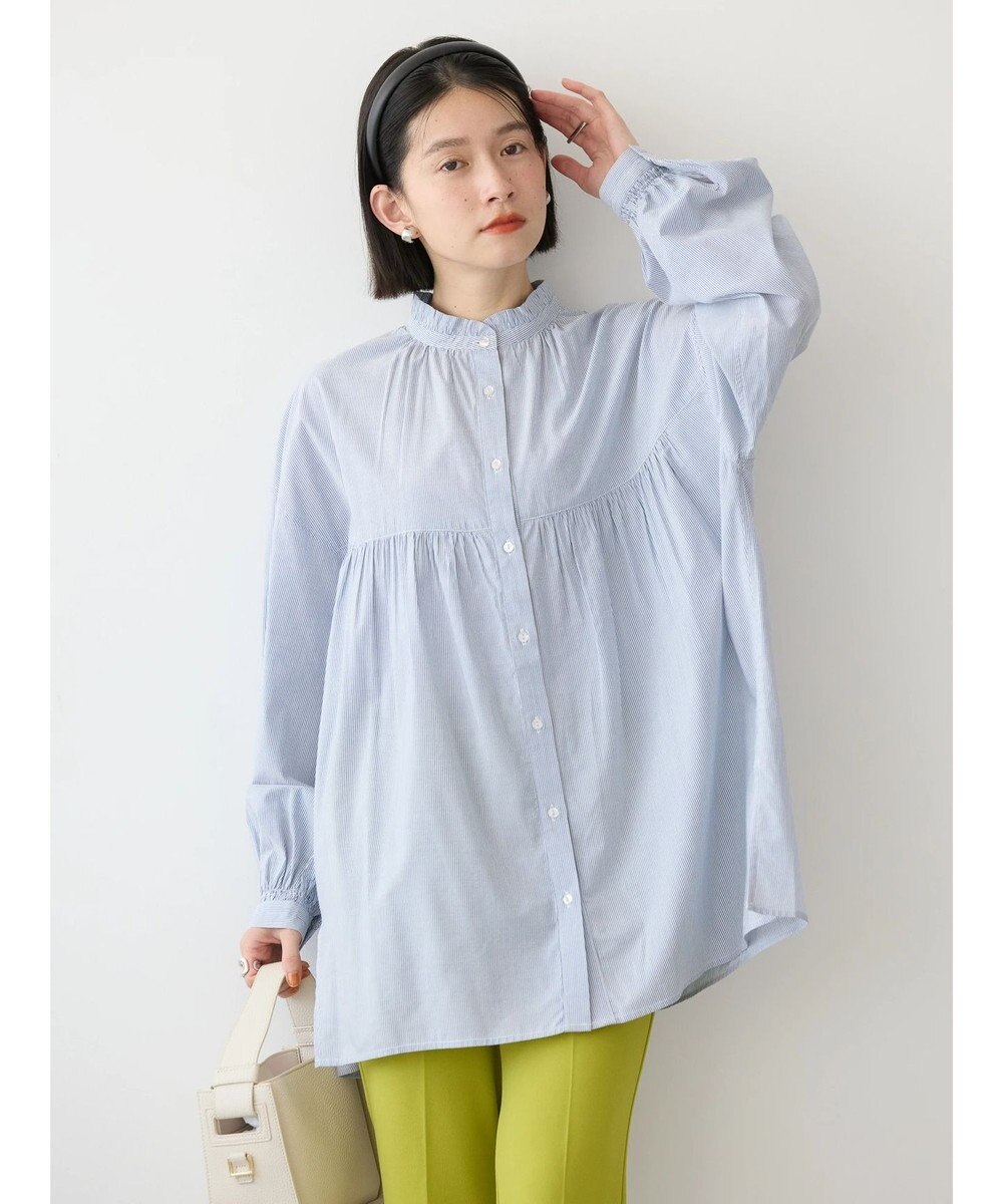 AMERICAN HOLIC サラックール／ＵＶカットフリルシャツチュニック 