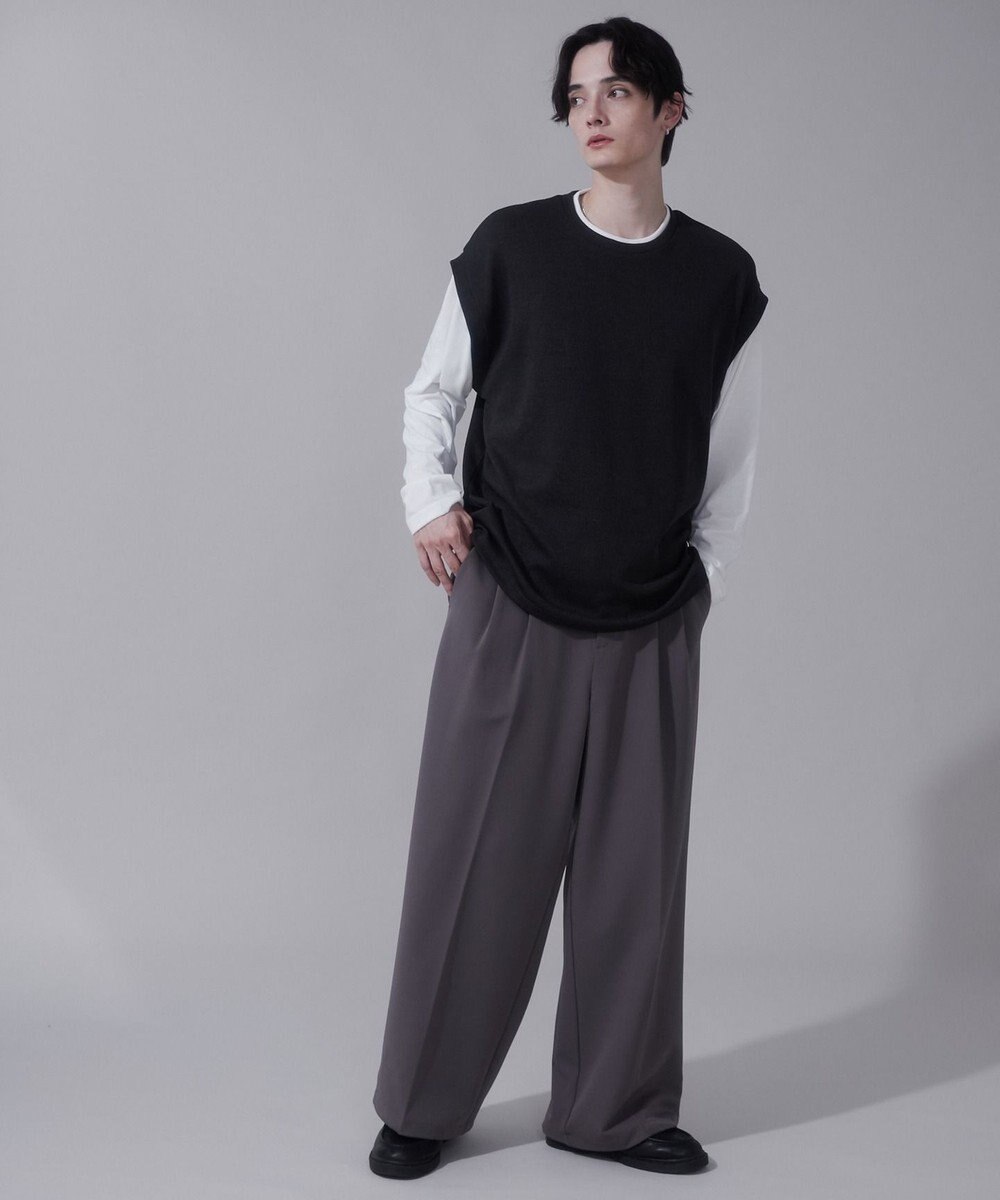 WEGO フェイクレイヤードベストT（LS） 