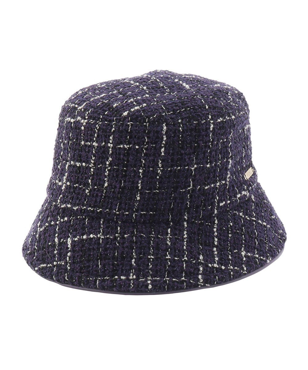 MOONBAT FURLA 【日本製】チェックツイード バケットハット 