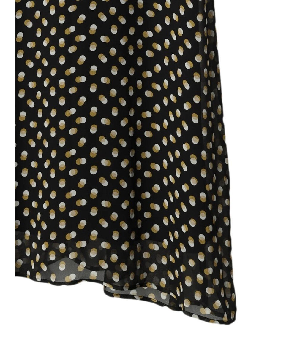 Green Parks armonia．ドットプリントパイピングワンピース 